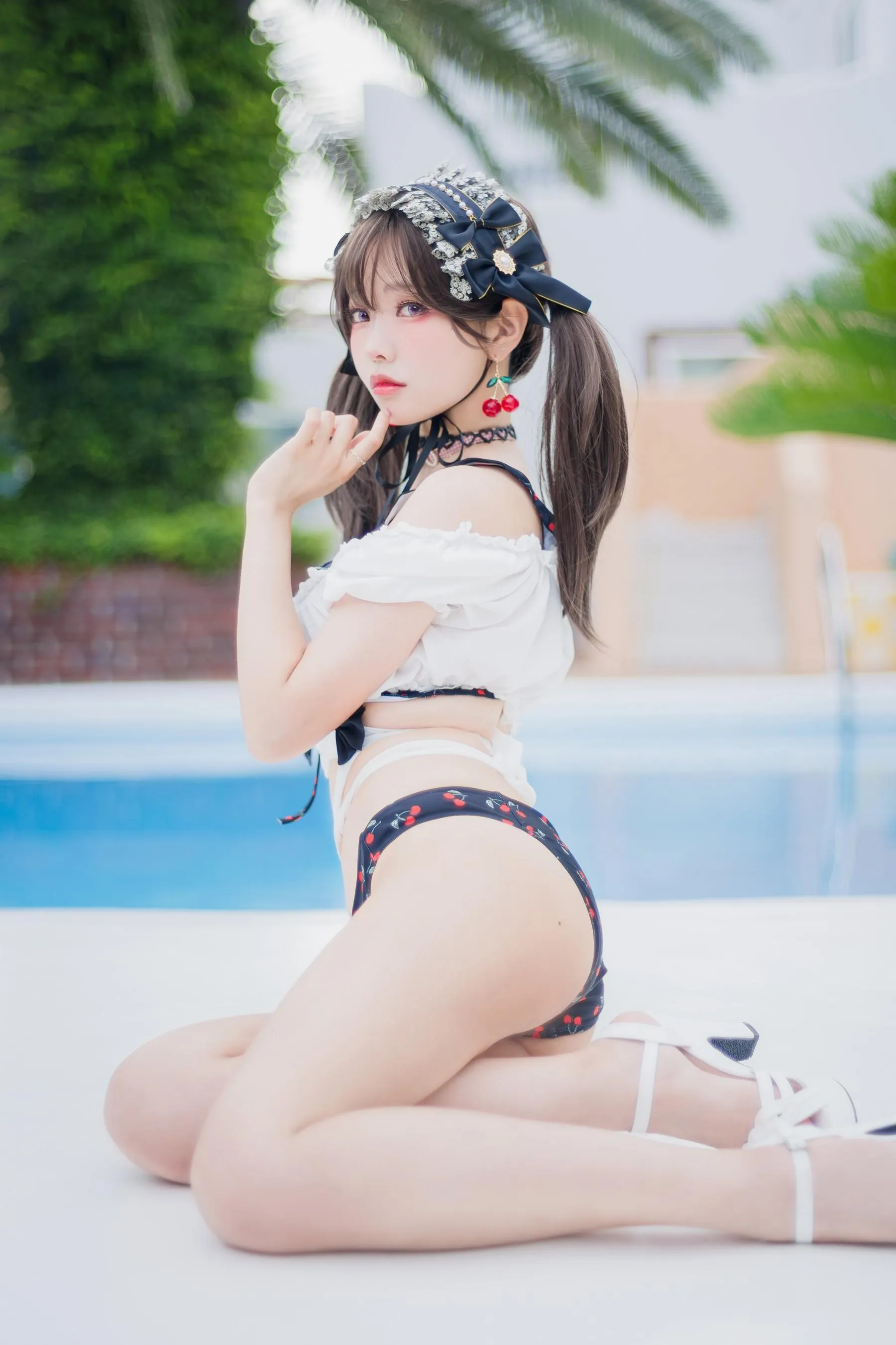 ElyEE子 – NO.120 2023.august B-櫻桃地雷系少女 Cherry Ground Mine Girl [23P]插图8